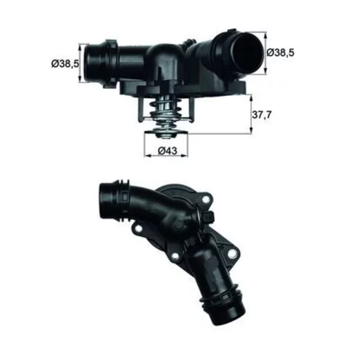 Termostat chladenia TM 13 97 /MAHLE/ - obr. 2