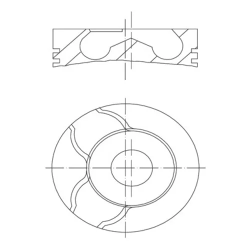 Piest 001 01 00 /MAHLE/ - obr. 1