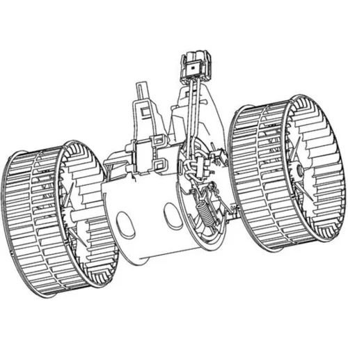 Vnútorný ventilátor AB 133 000P /MAHLE/ - obr. 1