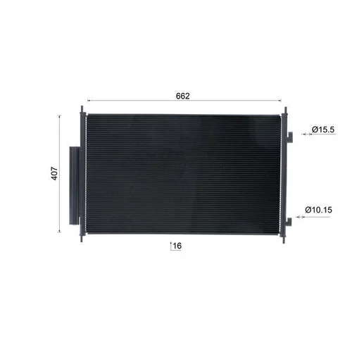 Kondenzátor klimatizácie AC 1099 000S /MAHLE/ - obr. 10
