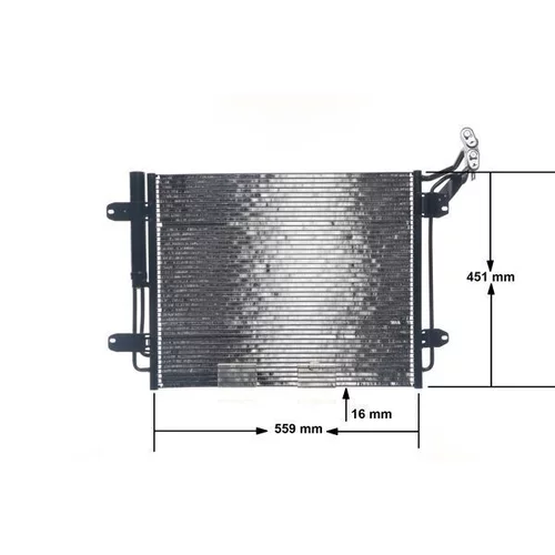 Kondenzátor klimatizácie AC 12 000S /MAHLE/ - obr. 1