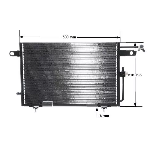 Kondenzátor klimatizácie AC 155 000S /MAHLE/ - obr. 10
