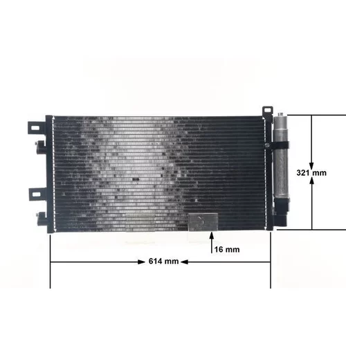 Kondenzátor klimatizácie AC 312 001S /MAHLE/ - obr. 1