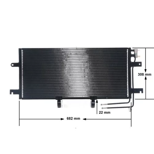 Kondenzátor klimatizácie AC 332 000S /MAHLE/ - obr. 11