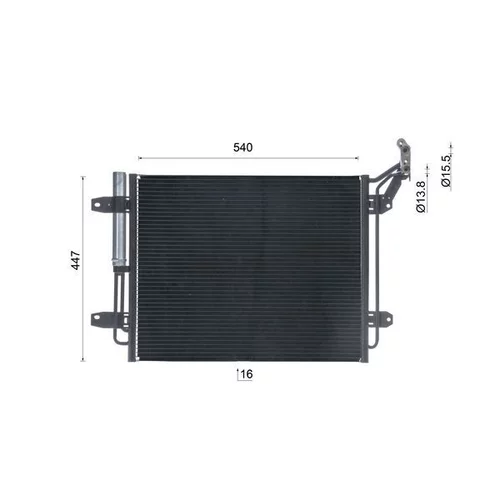 Kondenzátor klimatizácie AC 454 000S /MAHLE/ - obr. 9