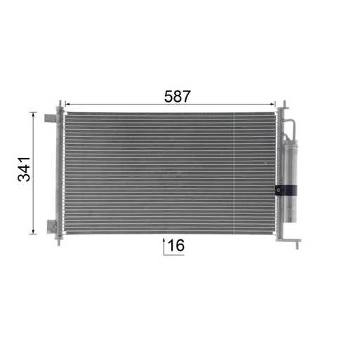 Kondenzátor klimatizácie AC 559 000S /MAHLE/ - obr. 11