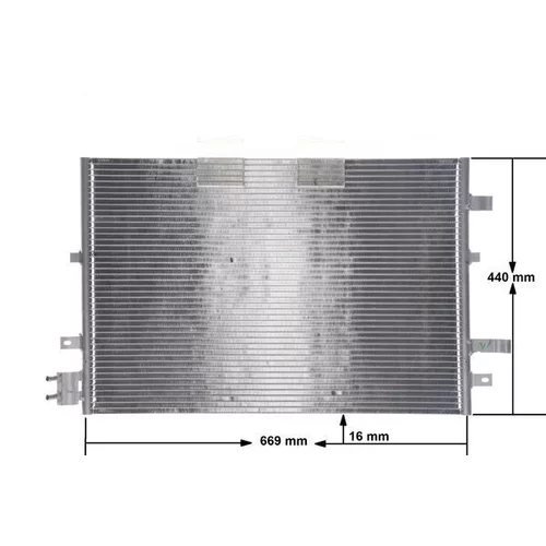 Kondenzátor klimatizácie AC 690 000S /MAHLE/ - obr. 13