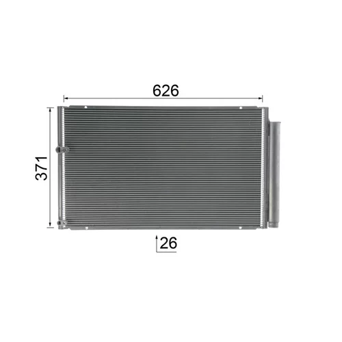 Kondenzátor klimatizácie AC 813 000P /MAHLE/ - obr. 10