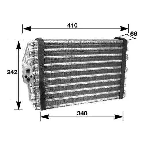 Výparník klimatizácie MAHLE AE 46 000S