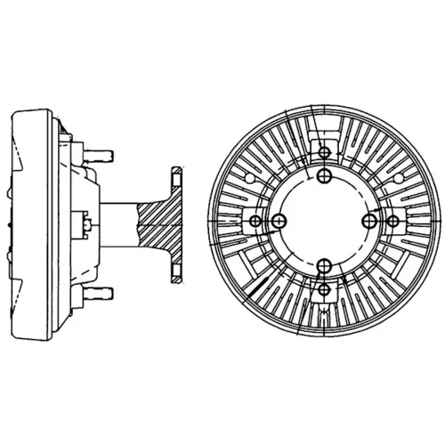 Spojka ventilátora chladenia CFC 204 000P /MAHLE/