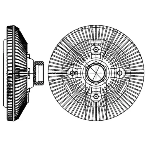 Spojka ventilátora chladenia CFC 209 000P /MAHLE/ - obr. 1