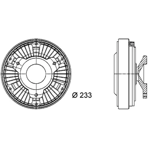 Spojka ventilátora chladenia CFC 21 000P /MAHLE/ - obr. 1