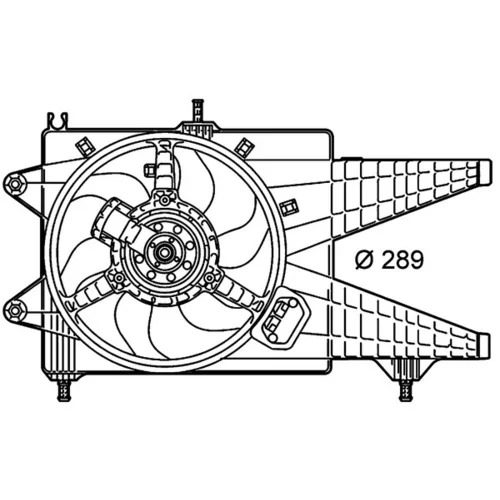 Ventilátor chladenia motora CFF 156 000P /MAHLE/ - obr. 3