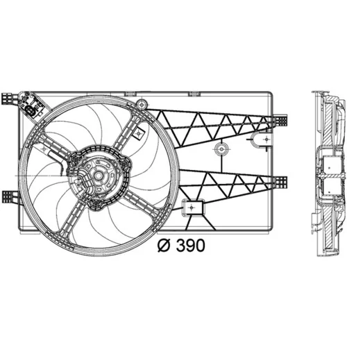 Ventilátor chladenia motora CFF 179 000P /MAHLE/ - obr. 1