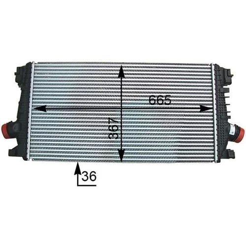 Chladič plniaceho vzduchu CI 364 000P /MAHLE/ - obr. 5