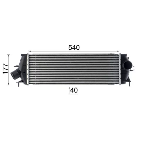 Chladič plniaceho vzduchu CI 534 000P /MAHLE/ - obr. 12