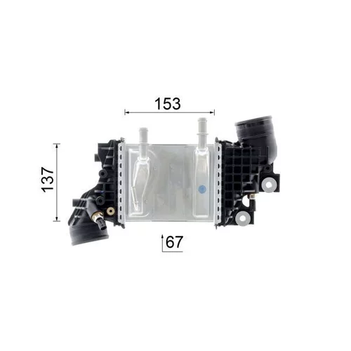 Chladič plniaceho vzduchu CI 663 000P /MAHLE/ - obr. 11