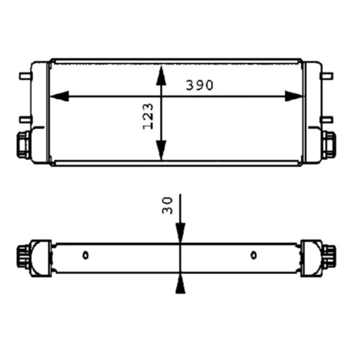 Chladič motorového oleja CLC 169 001P /MAHLE/ - obr. 1