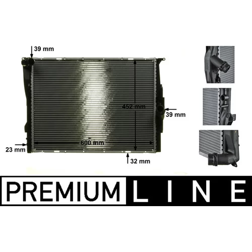 Chladič motora MAHLE CR 1090 000P