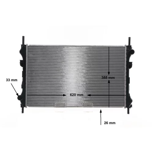 Chladič motora CR 1140 000S /MAHLE/ - obr. 14