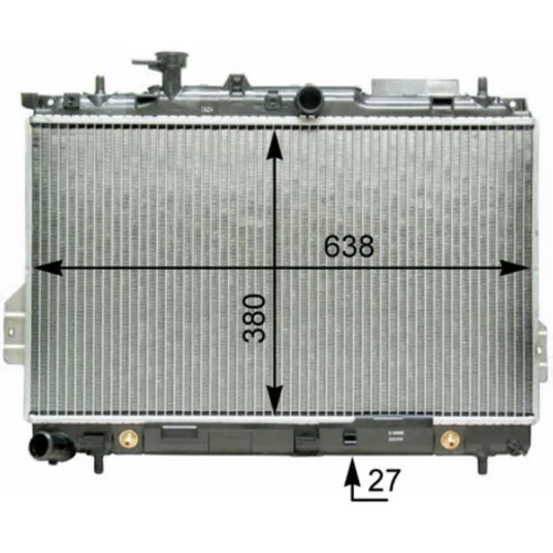 Chladič motora CR 1293 000P /MAHLE/ - obr. 1