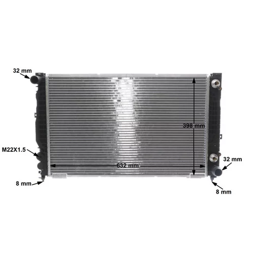 Chladič motora CR 1414 000S /MAHLE/ - obr. 13