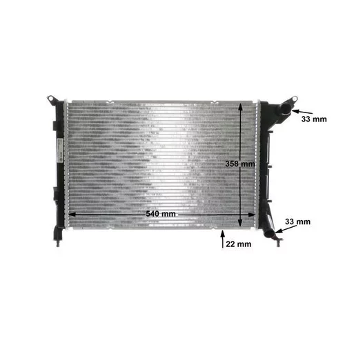Chladič motora CR 1470 000S /MAHLE/ - obr. 11