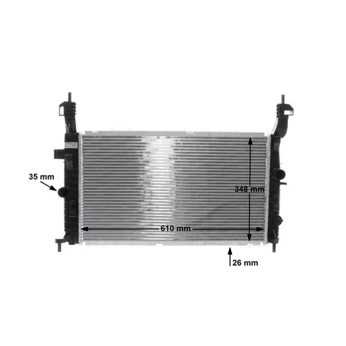 Chladič motora CR 1498 000S /MAHLE/ - obr. 17