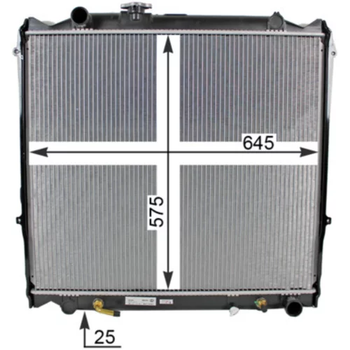Chladič motora CR 1521 000S /MAHLE/ - obr. 7