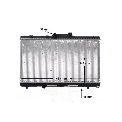 Chladič motora CR 162 000S /MAHLE/ - obr. 1