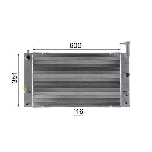 Chladič motora CR 1855 000S /MAHLE/ - obr. 16