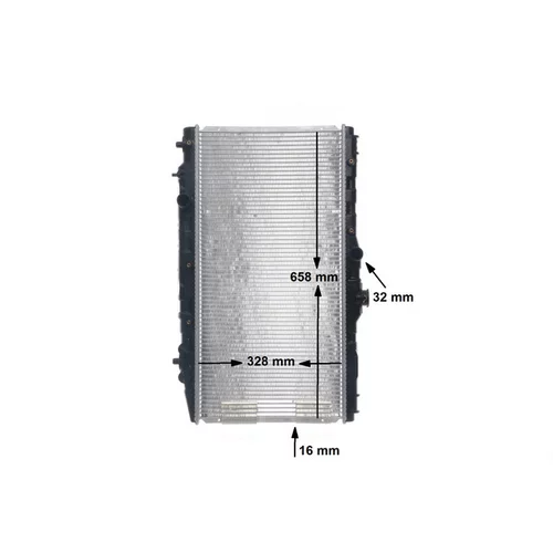 Chladič motora CR 200 000S /MAHLE/ - obr. 10