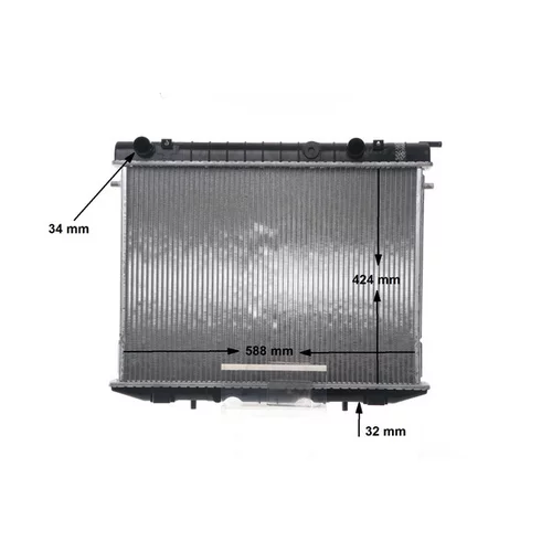 Chladič motora CR 208 000S /MAHLE/ - obr. 16