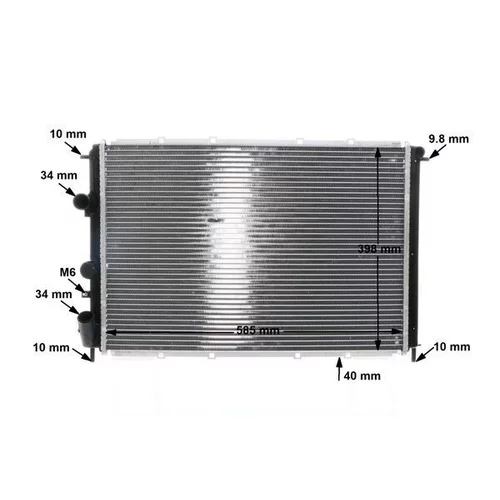 Chladič motora CR 2203 000S /MAHLE/ - obr. 16