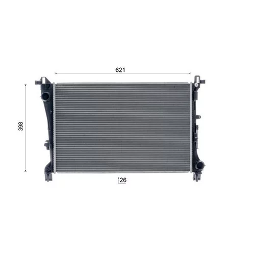 Chladič motora CR 2246 000S /MAHLE/ - obr. 19