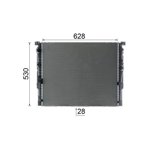 Chladič motora CR 2630 000P /MAHLE/ - obr. 16