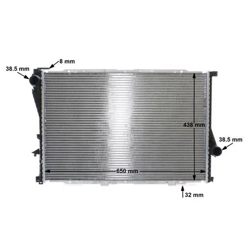 Chladič motora CR 296 000S /MAHLE/ - obr. 14