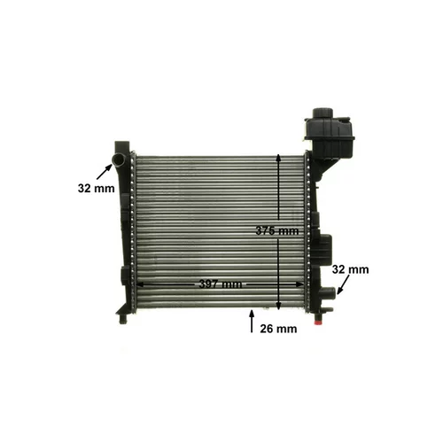 Chladič motora CR 322 000P /MAHLE/ - obr. 15