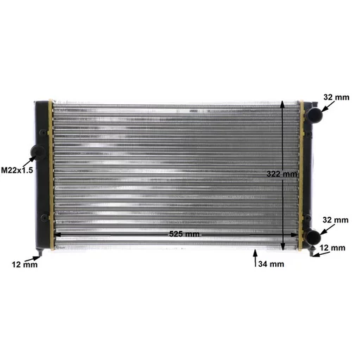 Chladič motora CR 366 000S /MAHLE/ - obr. 12