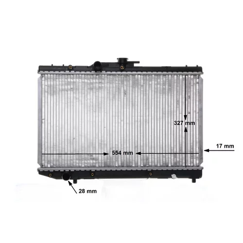 Chladič motora CR 768 000S /MAHLE/ - obr. 1
