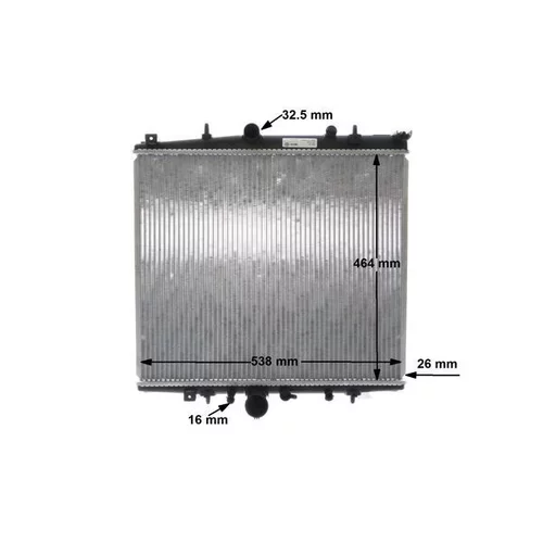 Chladič motora CR 852 000S /MAHLE/ - obr. 12