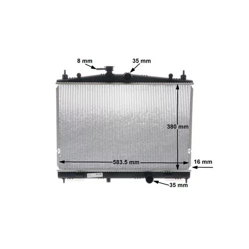 Chladič motora CR 856 000S /MAHLE/ - obr. 11