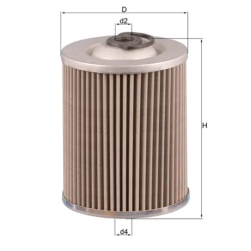 Palivový filter KX 57 /MAHLE/ - obr. 2