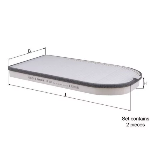 Filter vnútorného priestoru LA 613/S /MAHLE/ - obr. 2