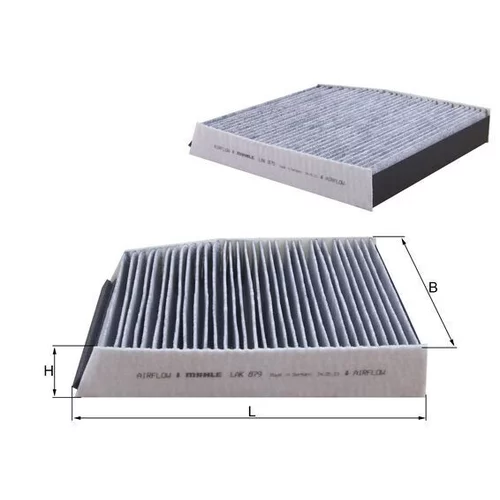Filter vnútorného priestoru LAK 879 /MAHLE/ - obr. 1