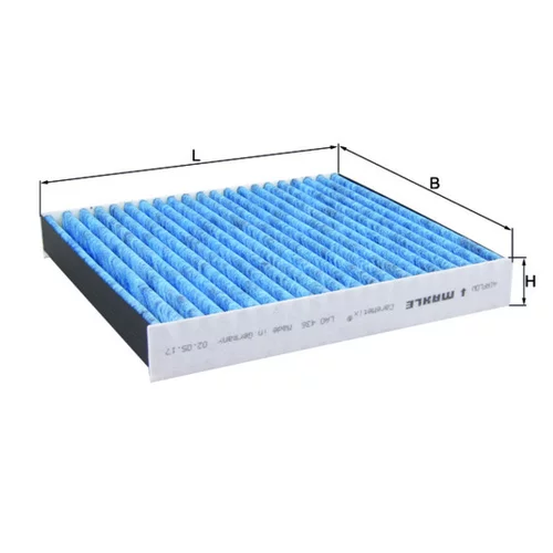 Filter vnútorného priestoru LAO 436 /MAHLE/ - obr. 2