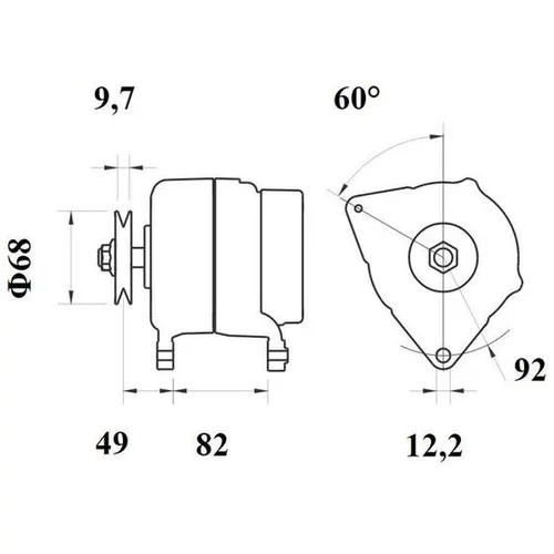 Alternátor MG 1062 /MAHLE/ - obr. 1