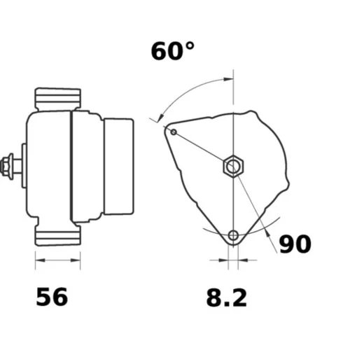 Alternátor MG 337 /MAHLE/ - obr. 4