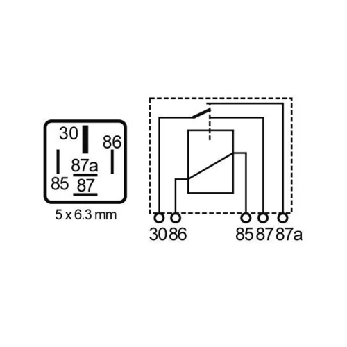 Relé pracovného prúdu MR 92 /MAHLE/ - obr. 1