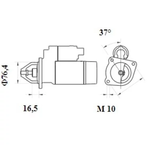 Štartér MS 1077 /MAHLE/ - obr. 1